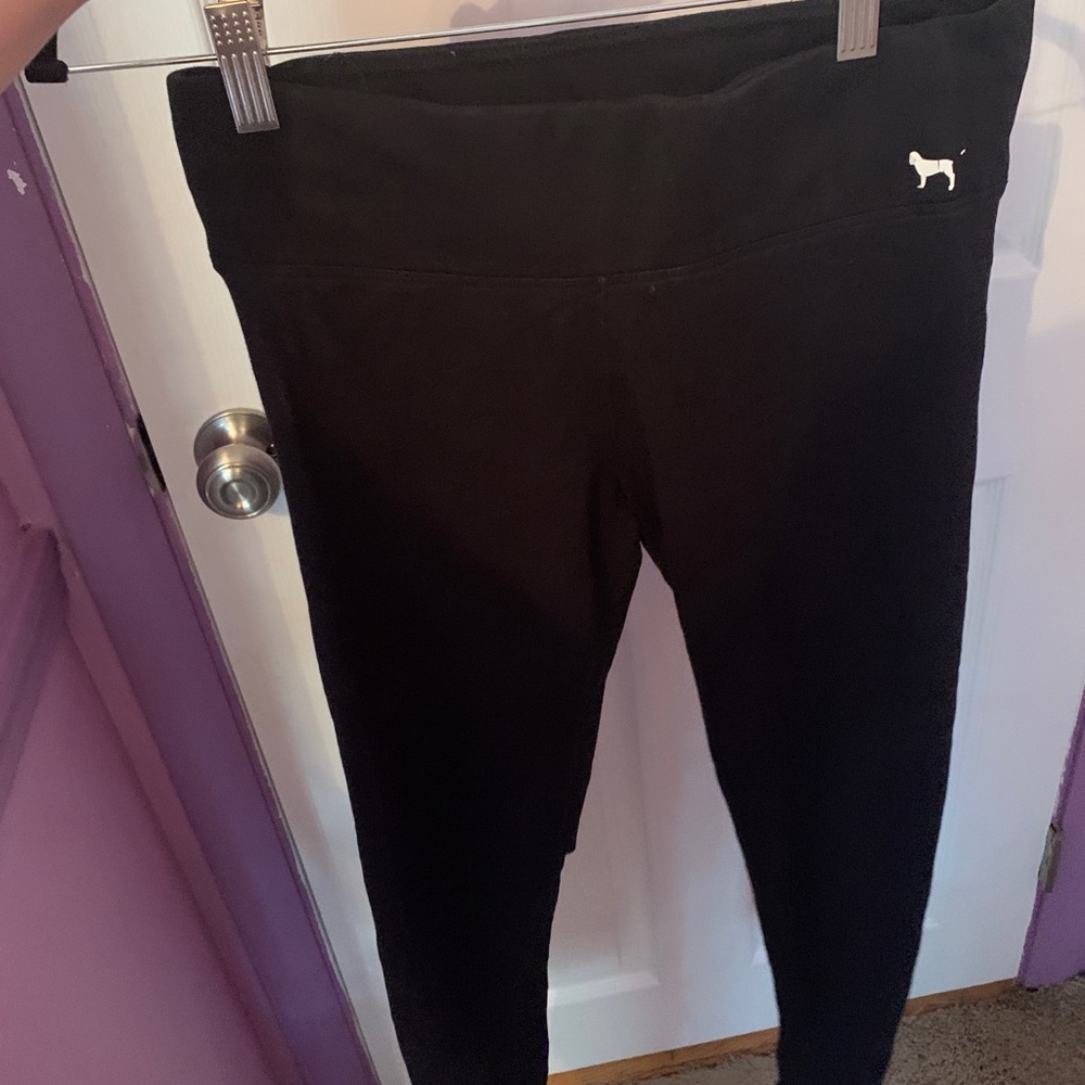 Pink yoga pants